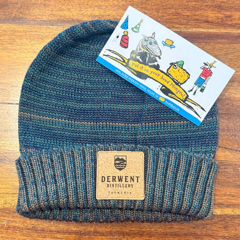 Tasmanian made 100% Pure Merino Wool Beanie